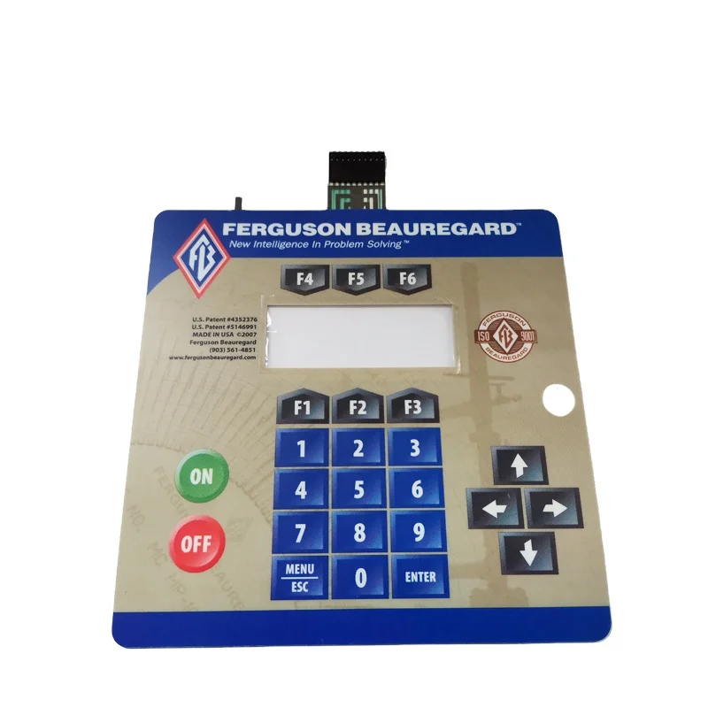 flat non-tactile membrane switch( Used in microwave oven)Good quality Good service  low price