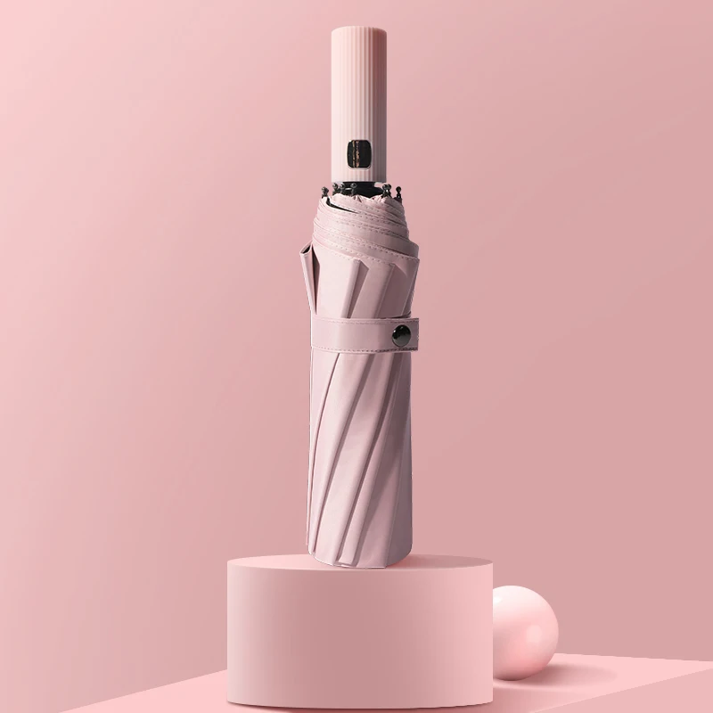 Sunscreen Anti-ultraviolet UV Umbrella Version Of The Forest Three-fold Umbrella Sun Rain Dual-use Business Umbrellas