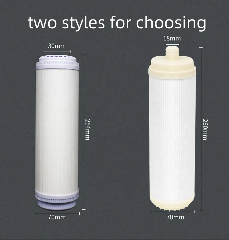 1812 High Water Flow Capacity 0,01 micron Ultrafiltration Hollow Fiber Membrane 10inch UF Filter