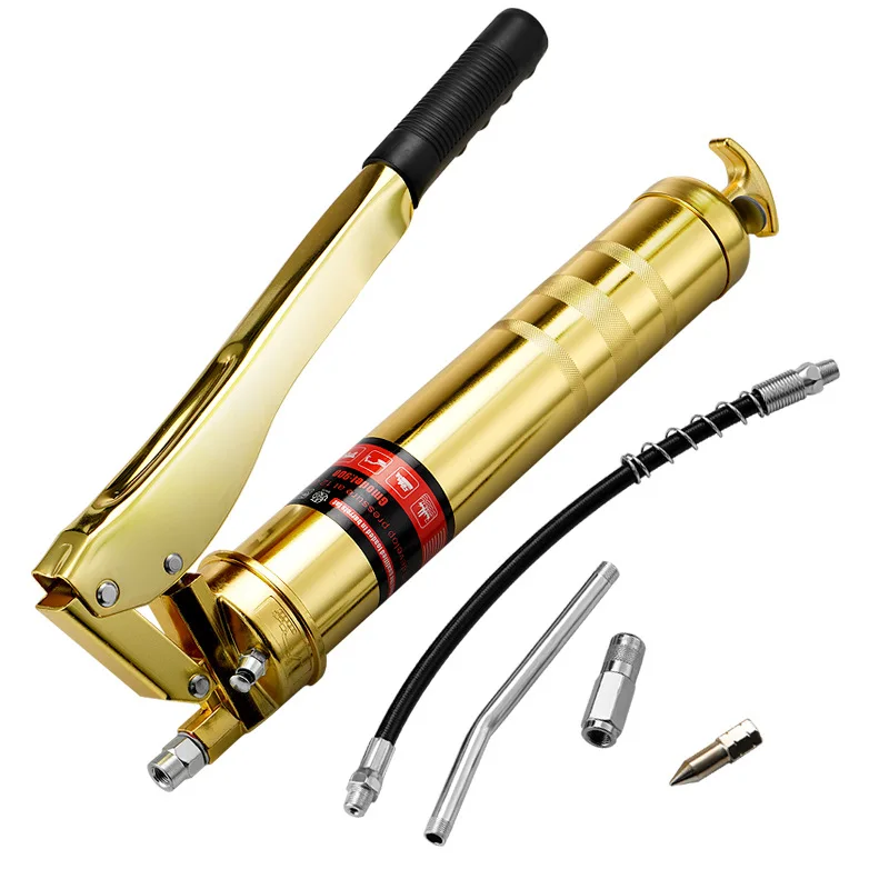 High Quality And Low Price Hand-operated Grease Gun Pressure Heavy Mechanical Two Shot Gun
