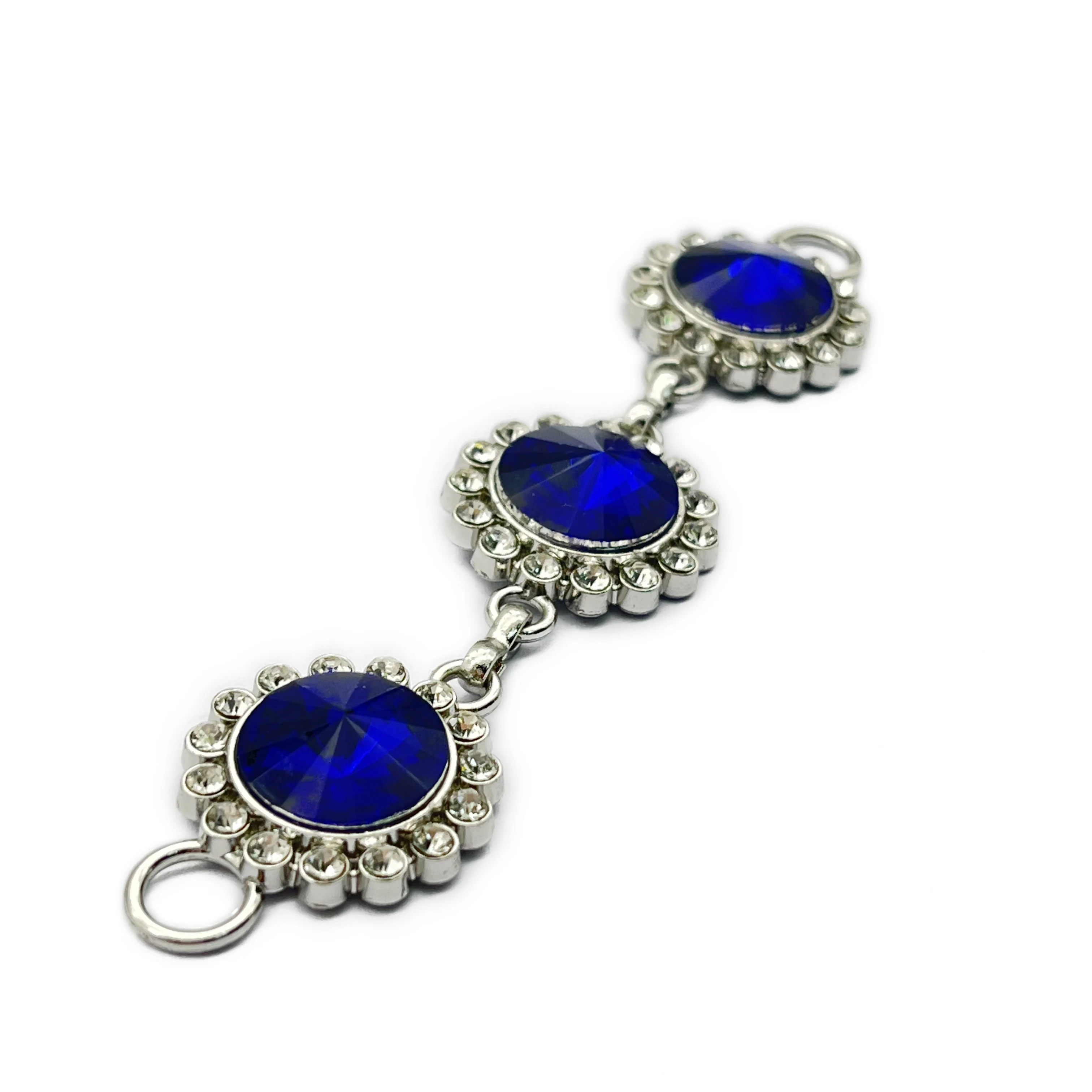 Eco-friendly material alloy chain women Rhinestone Shoe Chain Shoes Buckle for Sandals Flats Shoe Accessories