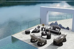 OEM Custom Garden Sofa Commercial Outdoor Exterior Furniture Weaved Rope Outdoor Furniture