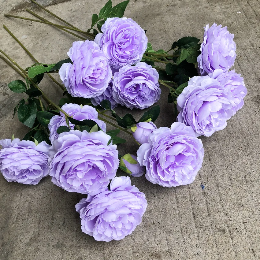 IFG wedding flowers decorations rose&hydrangea&peony artificial lilac flowers