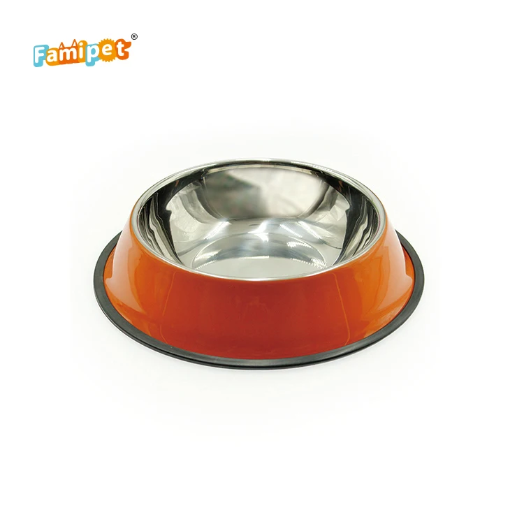  Dog Plate Pet Dish Professional Manufacture Wholesale Colorful Stainless Steel