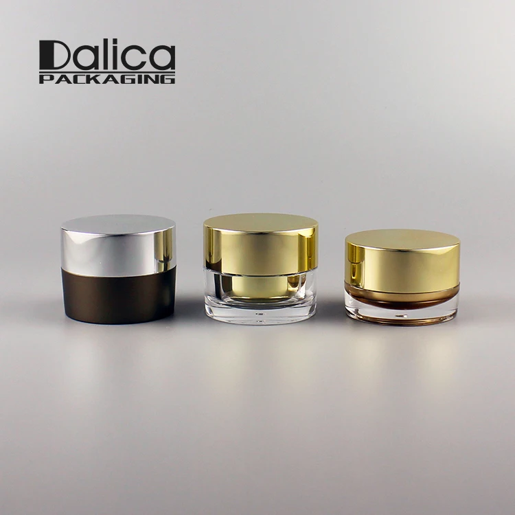 
New Products Skin Care Face Cream Container Round Acrylic Cream Jar 10g 