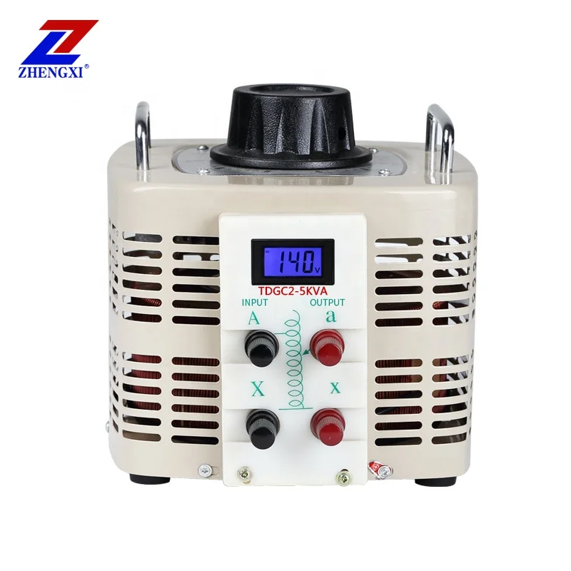 ZX TDGC2-5KVA Factory direct single phase variac variable transformer ac adjustable voltage regulator/ stabilizer