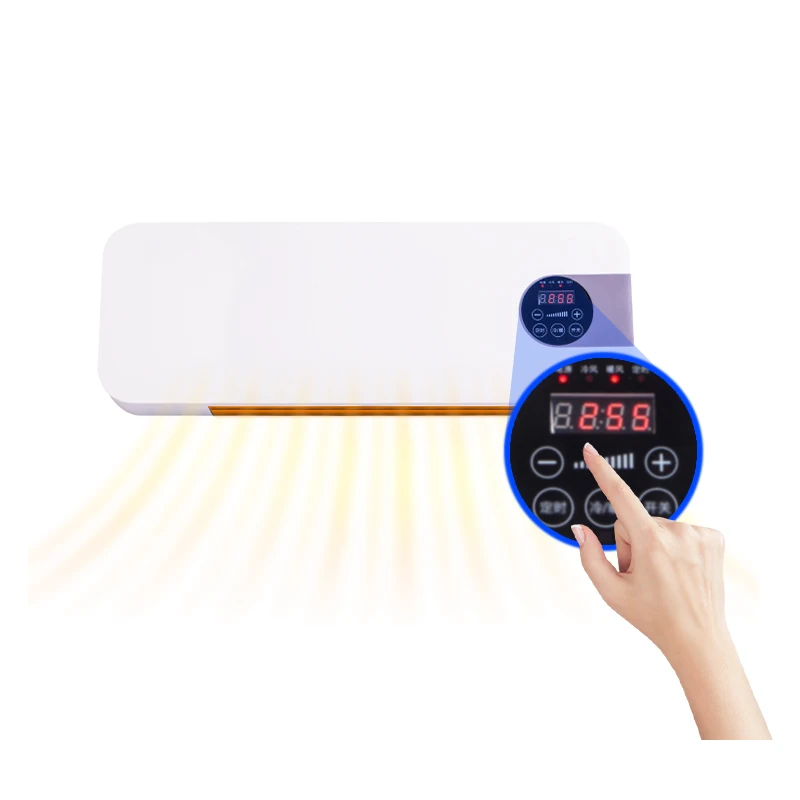 Hot sale Portable Home Room Remote Control Touch Panel PTC Ceramic Heating Electric Fan Heaters
