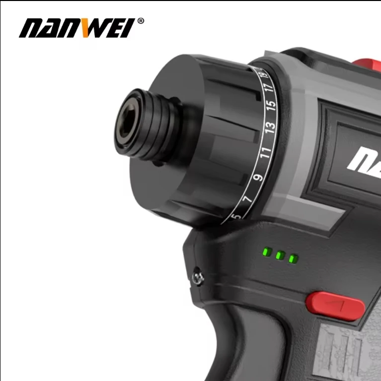 NANWEI Factory screwdriver 16.8V portable electric cordless screwdriver  Lithium Battery