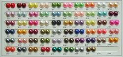 Sew-on 58 Colors 3mm 4mm 5mm 6mm ABS Pearl Plastic Perforated Round Pearl For Garment Decoration