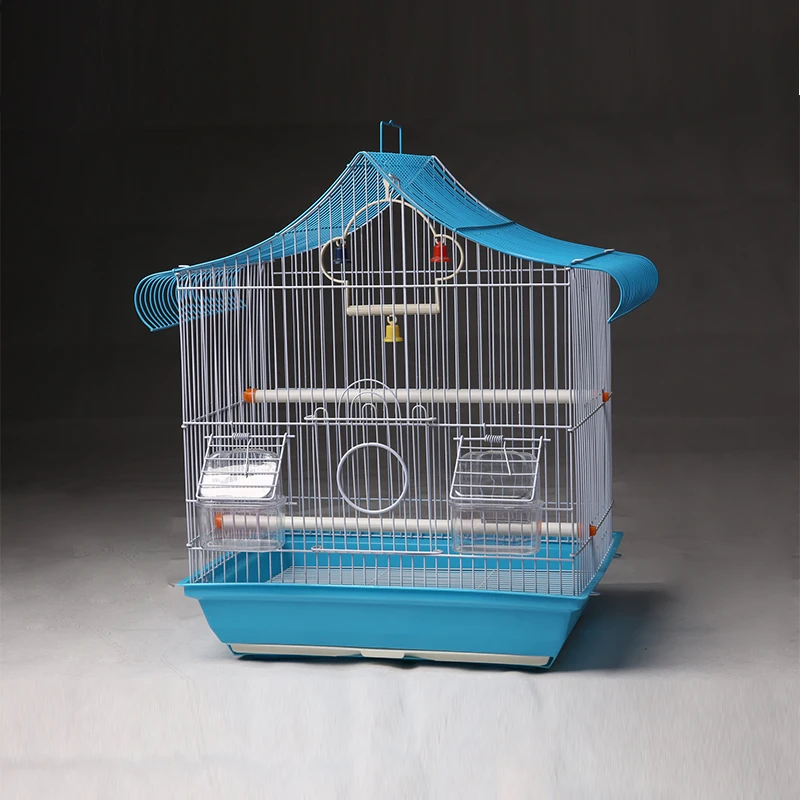 Wholesale Hot Sale Customized bamboo hair brass wedding big birdcage  souvenir outdoor Iron bird house