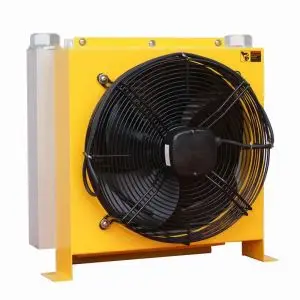 OEM hydraulic oil cooler with 24v fan