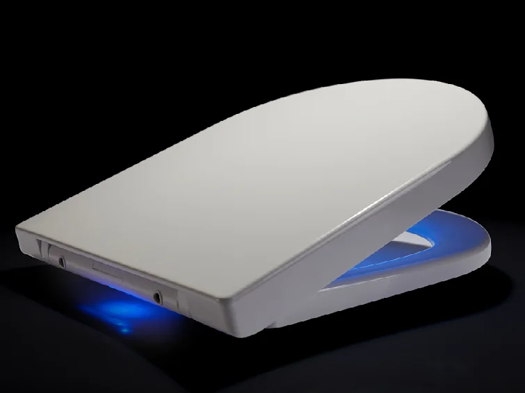 Standard D shape  urea Led blue  night light motion sensor  toilet seat nightlight