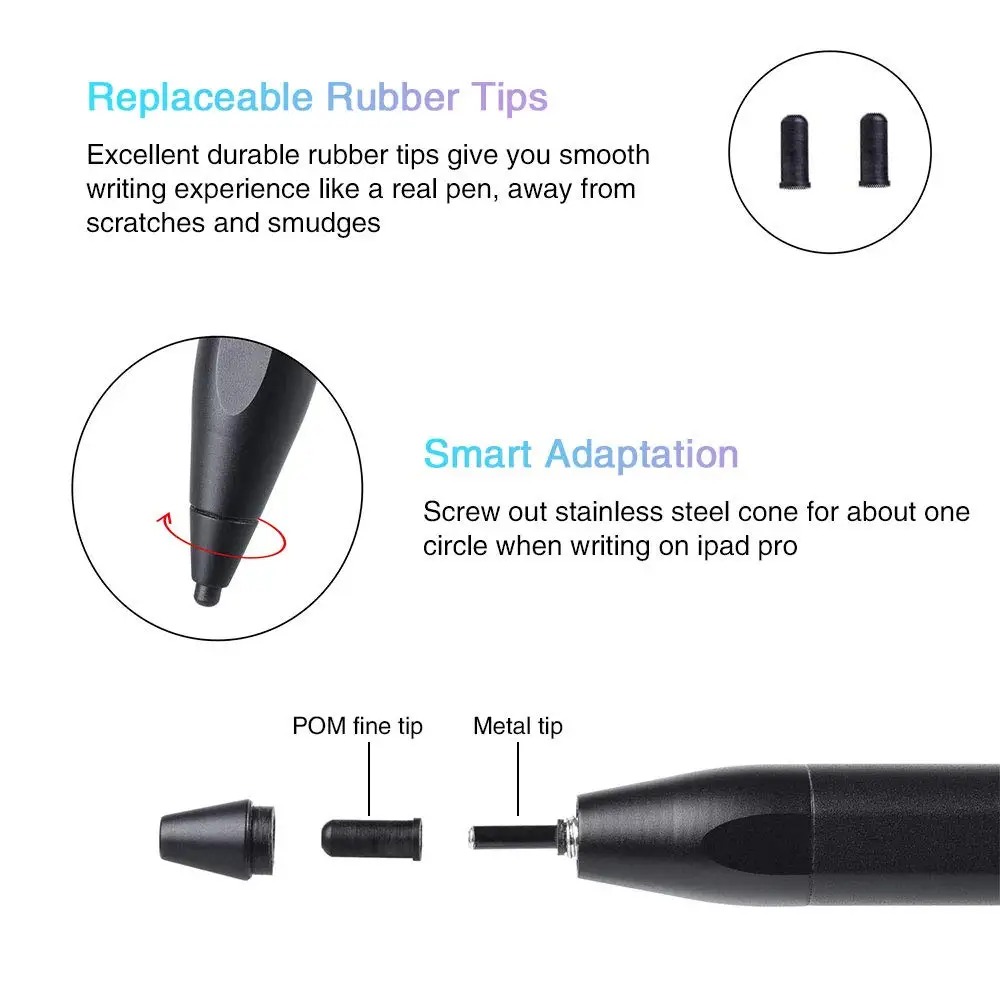 new 2019 trending product Active Capacitive Stylus Pen For iPad Pro Pencil Samsung Mobile Phone