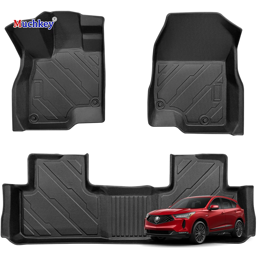 Muchkey Custom Luxury Floor Mat Waterproof Non Slip Business Design 5D Car Mats 4 Pieces For Acura RDX 2022 2023 2024