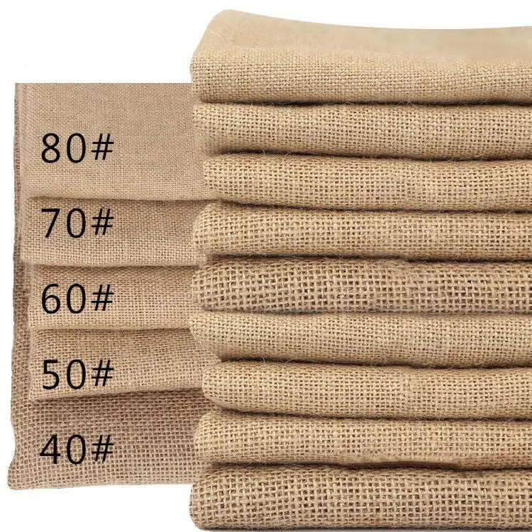 High Quality Nature Color Moisture-proof Hygroscopic Hessain Burlap Jute Fabric