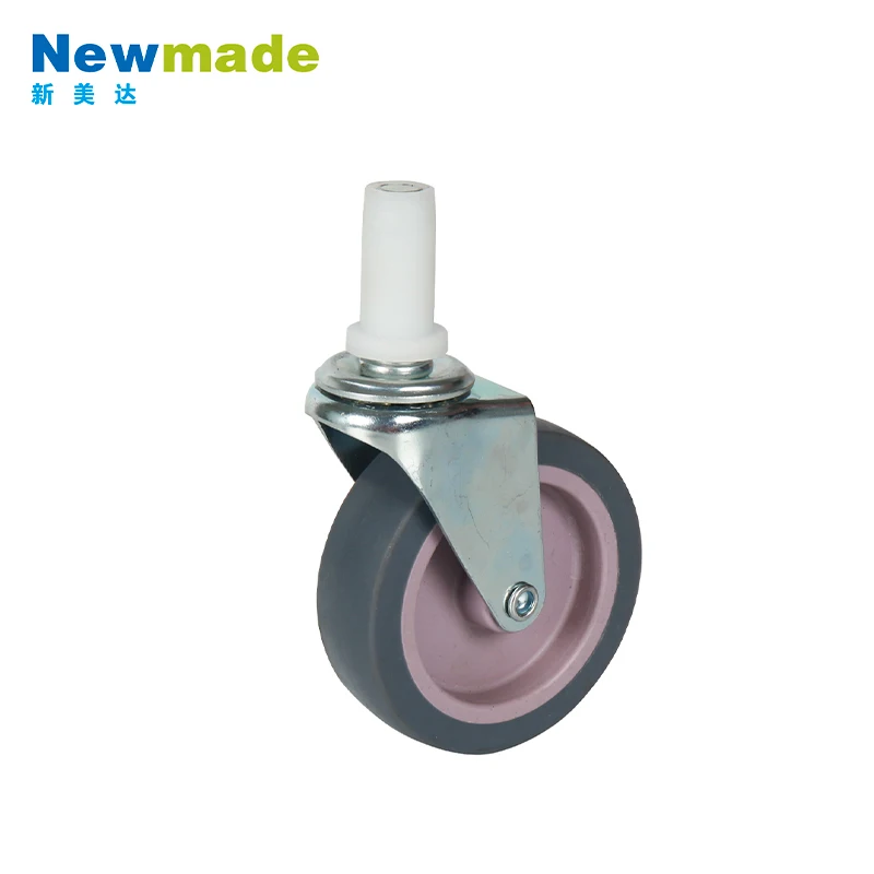 Hotel shop cleaning supplies 20 litre 5 gallon small commercial janitorial single mop bucket down press wringer trolley