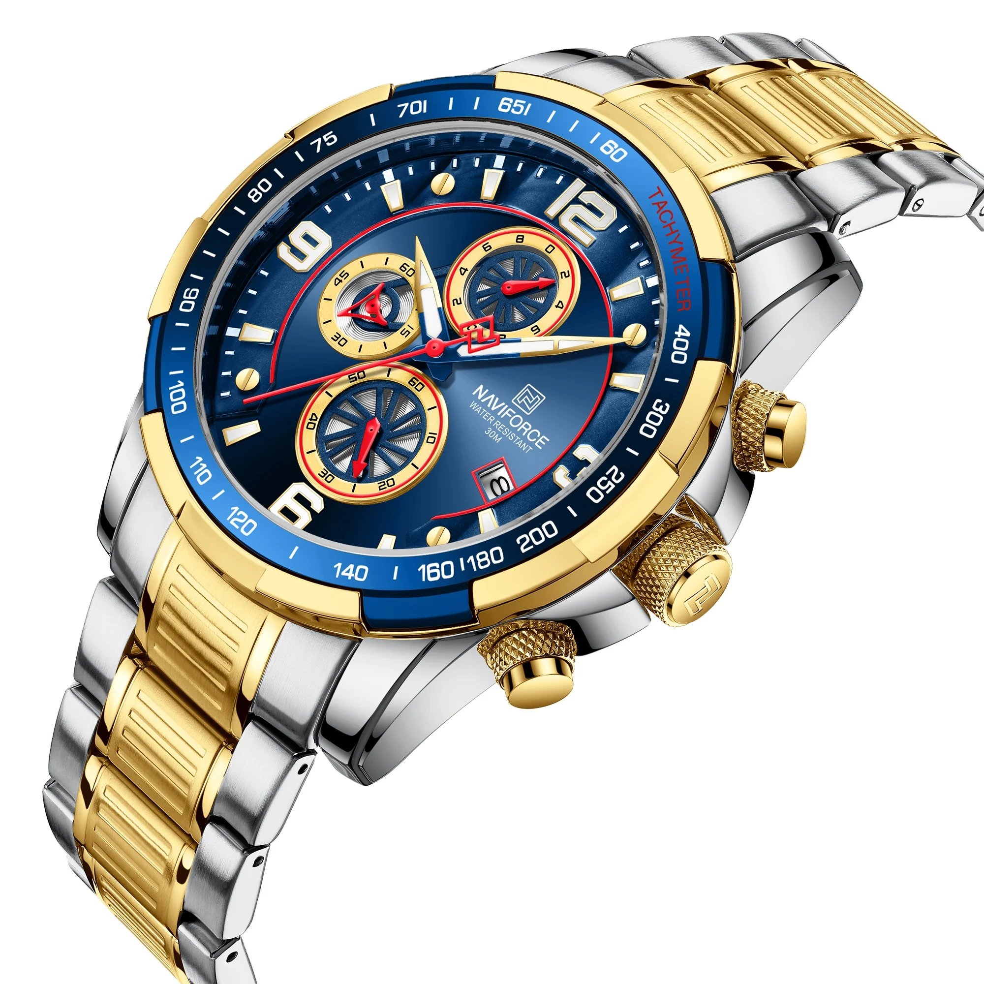 Luxury Brand NAVIFORCE Fashion Watch For Men Waterproof Luminous Sport Watches Male Stainless Steel Clock Relogio Masculino