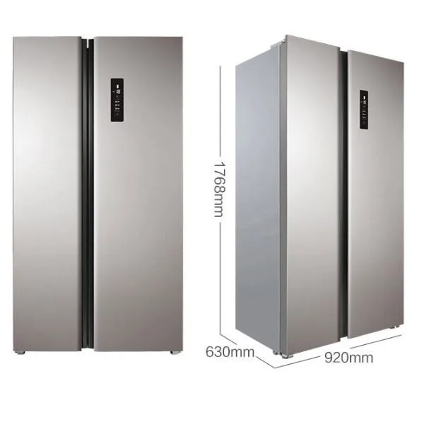 519L double door air cooled frost-free gray premium design refrigerator