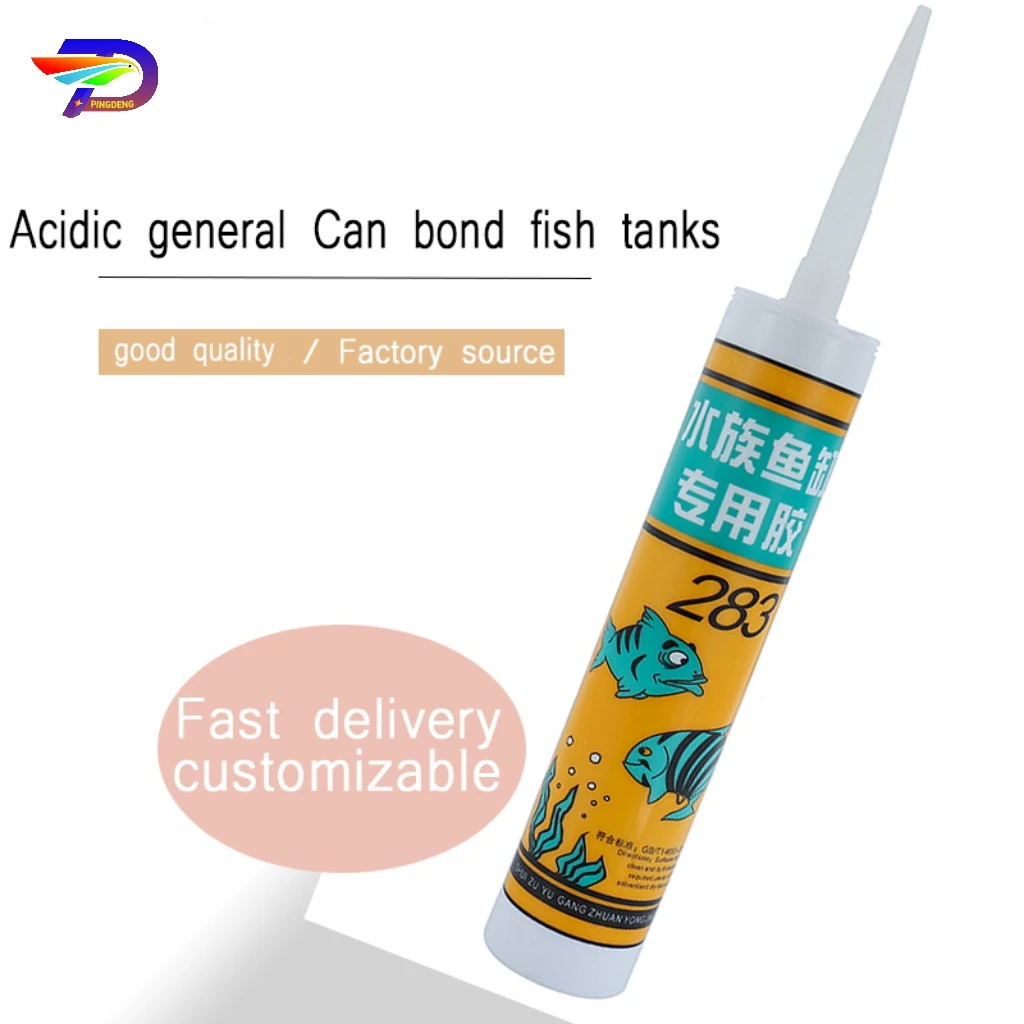 The New Listing Advanced Acetic aquarium Silicon Adhesive Glue Quick drying Acid Silicone Sealant