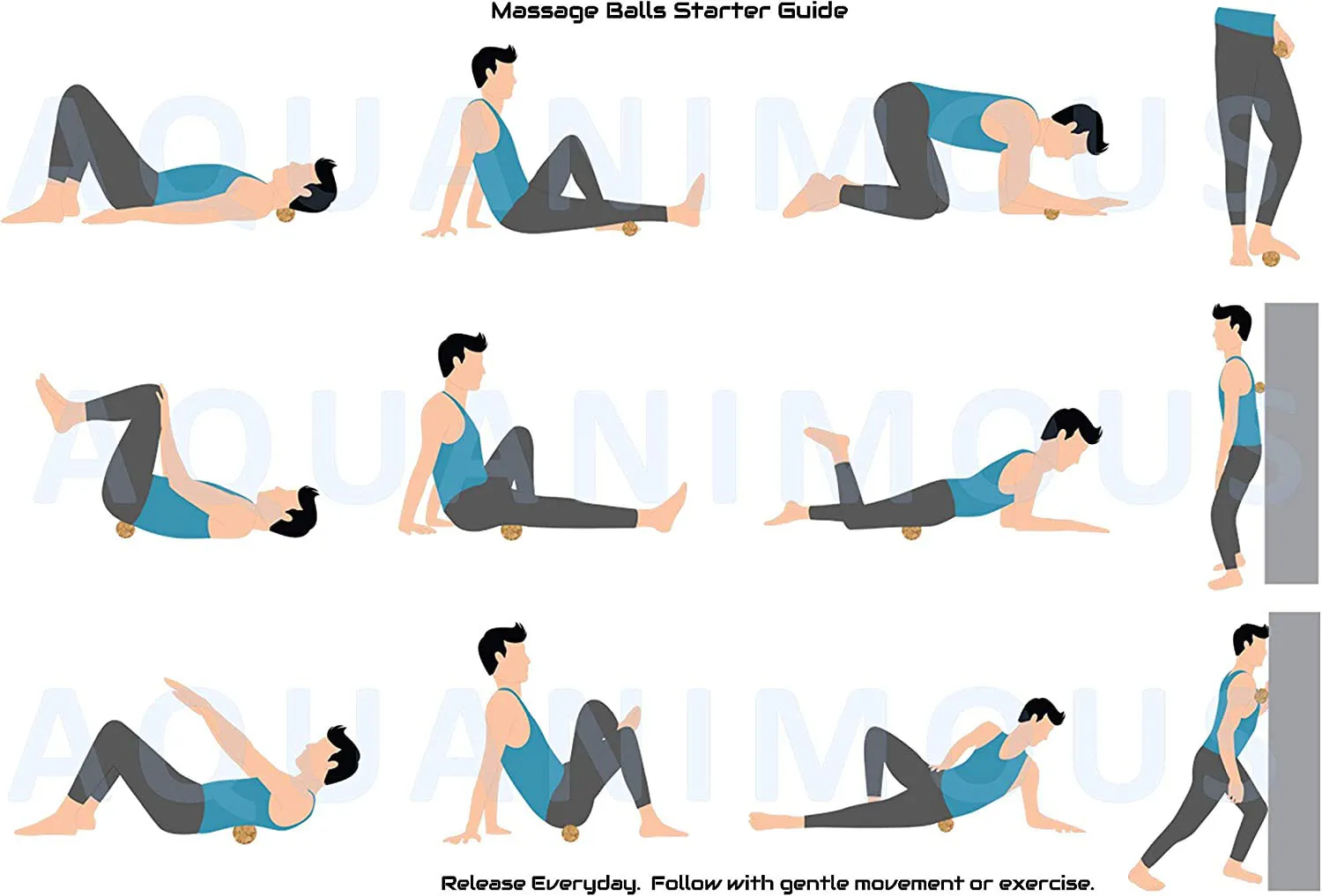 Custom natural firming environmental protection deep tissue massage travel bag large cork yoga ball