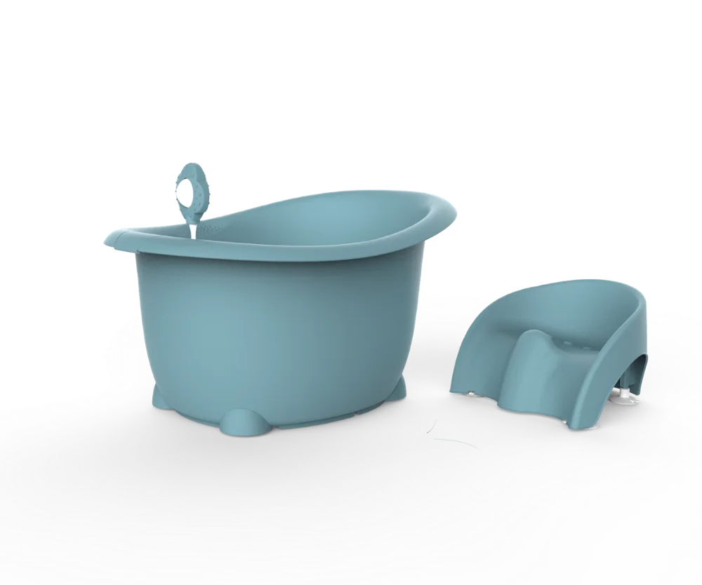 Portable Plastic PP Baby Bathtubs Large Space Baby Bath Tub With Seat