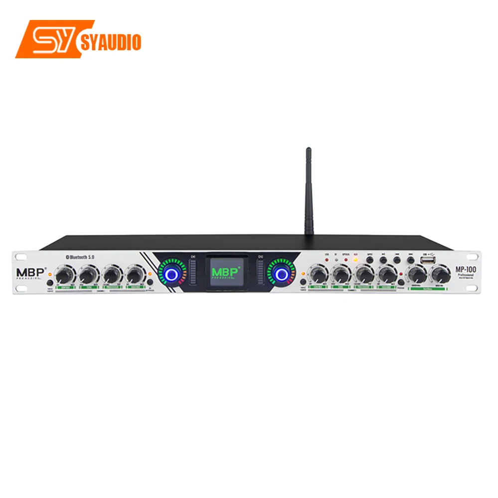 MP-100 High quality pre amp karaoke management systems dsp processor digital audio