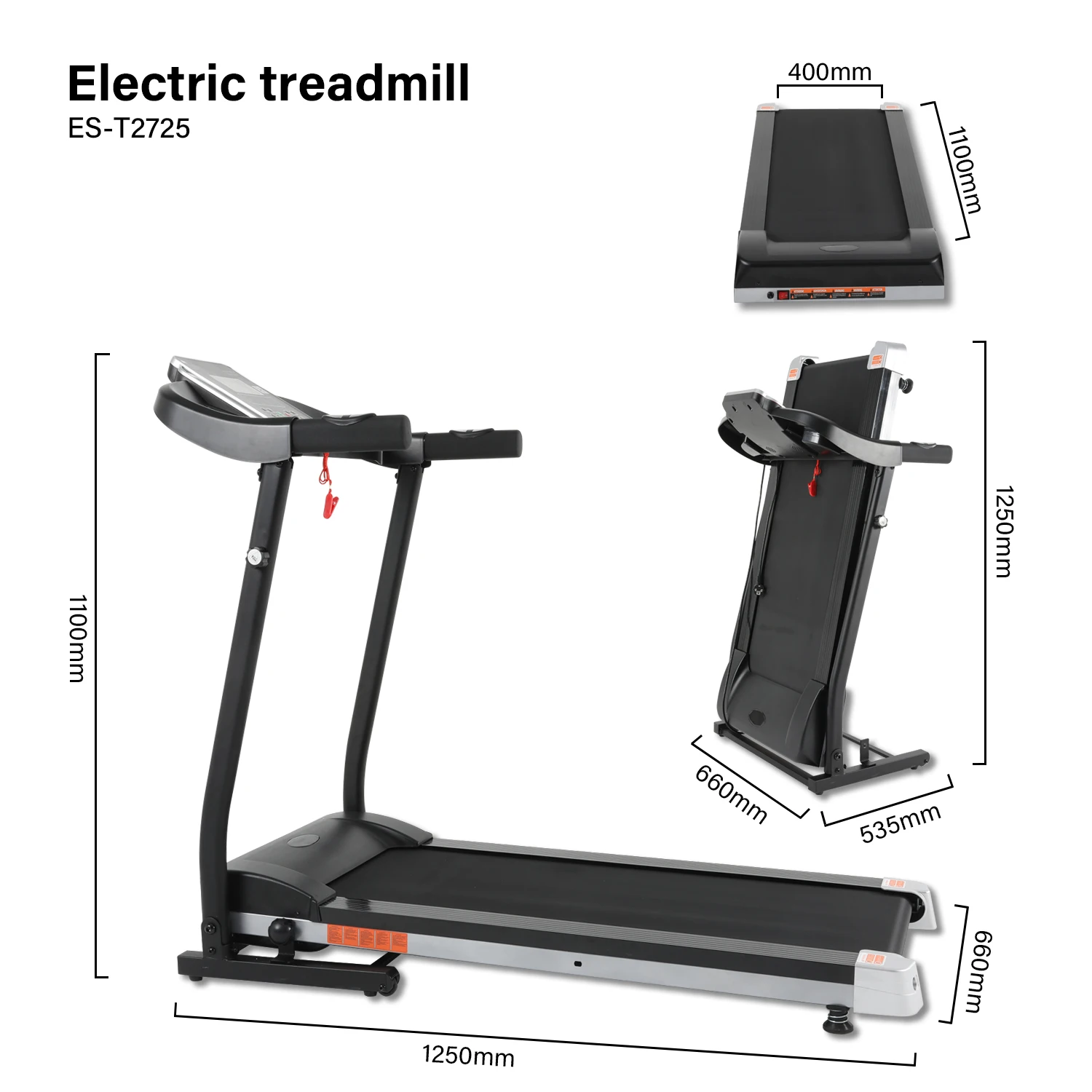 New Arrival Folding Electric Walking Exercise Fitness Equipment Runningpad Treadmill