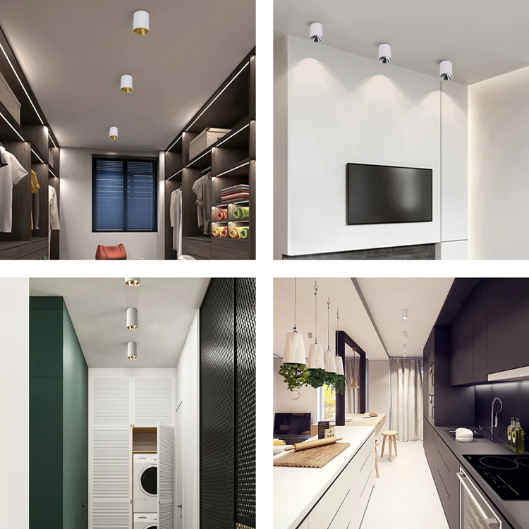 High Brightness Aluminum Ceiling Energy Saving Led Down Lamp Housing Kitchen 10W LED Down Lights