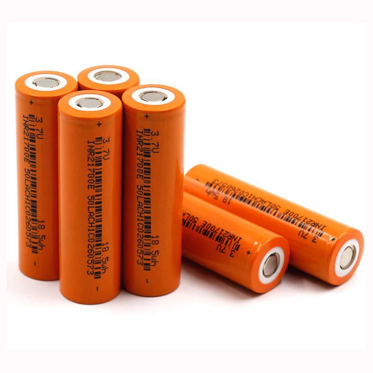 21700 Li ion lithium Battery Cell 3.7v 4000mAh 4500mAh, 4800mAh, 5000mAh