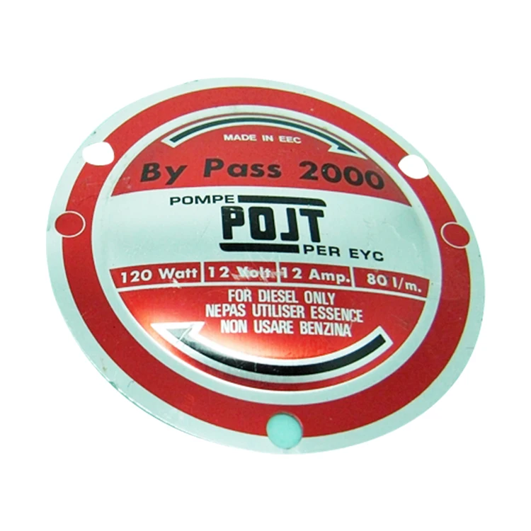 
Custom design Machinery Name-Plate of various materials machinery control name-plate made in china 