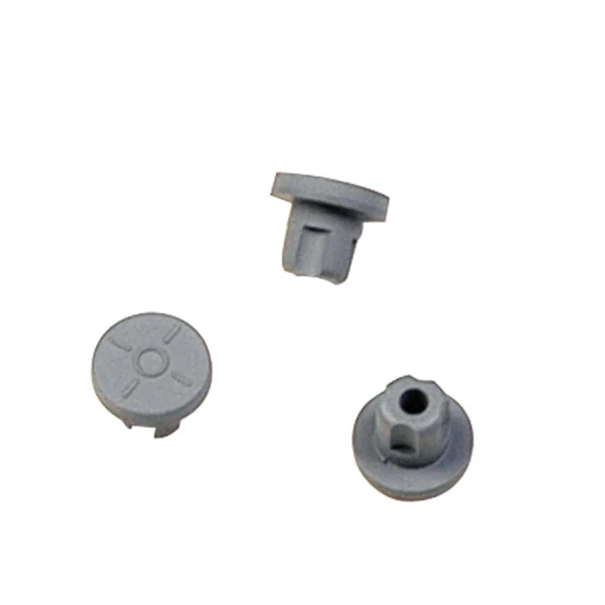 18 YEAR SHOP 13mm 20mm  coated butyl rubber stopper for vaccine injection vial with aluminium cap