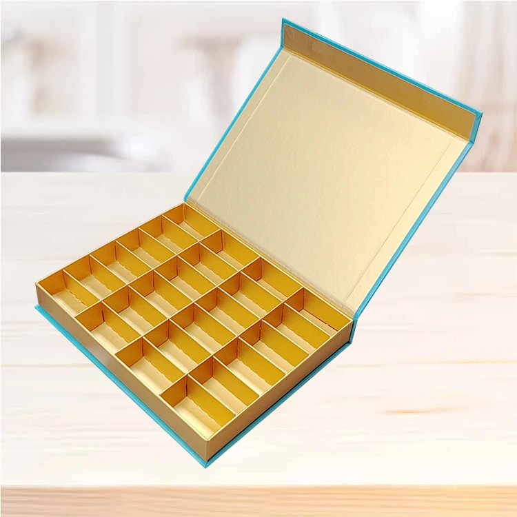 Wholesale Custom Printing Luxury Paper Empty Boxes Gift Box Chocolate Packaging Box For Chocolate with Customize Design