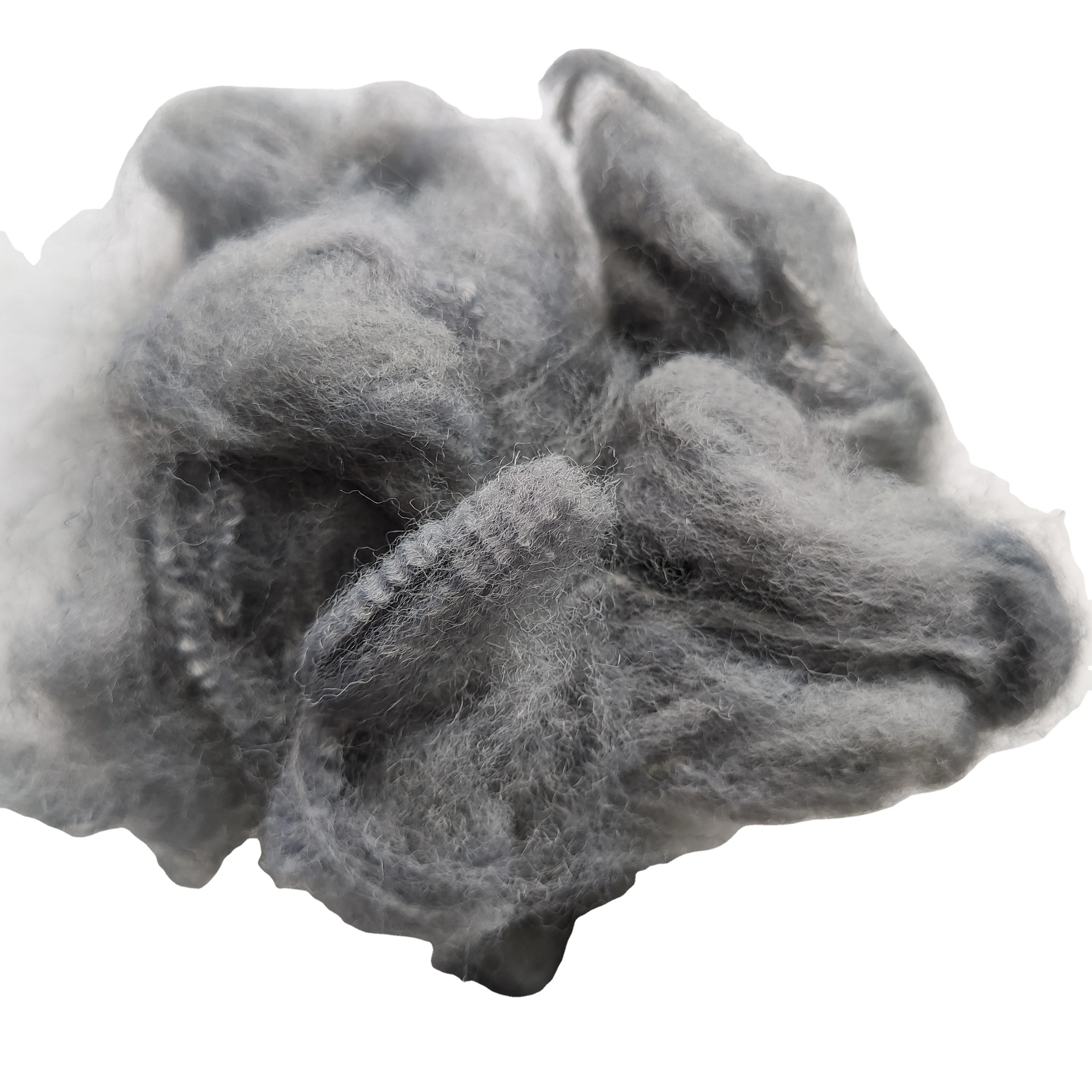 New arrival 3D High quality 100% PET flakes high tenacity Polyester Staple Fiber for geotextiles