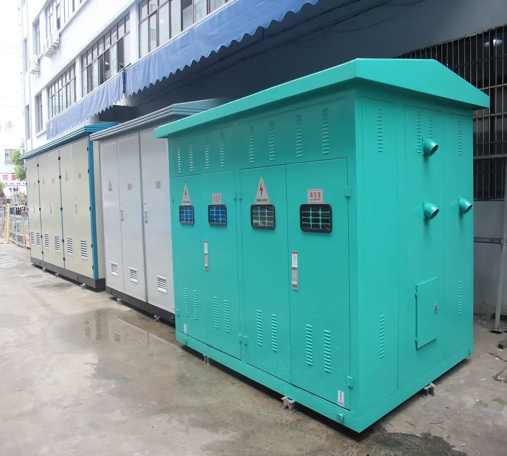 Наружный распределительный шкаф высокого напряжения с главной панелью