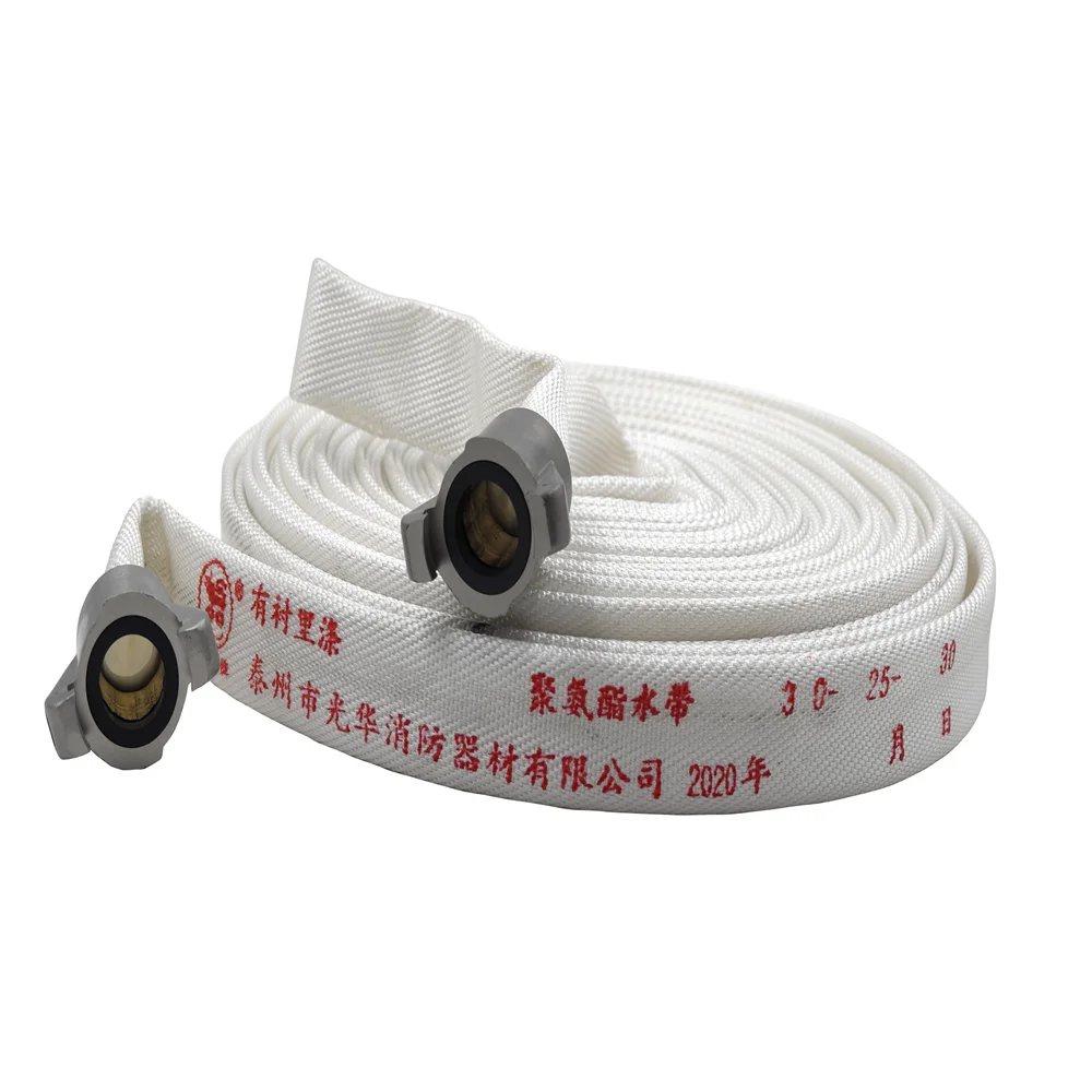 45mm Fire Hose Polyester Pvc Single Jacket Fire Fighting Pipes Or Farm Irrigation