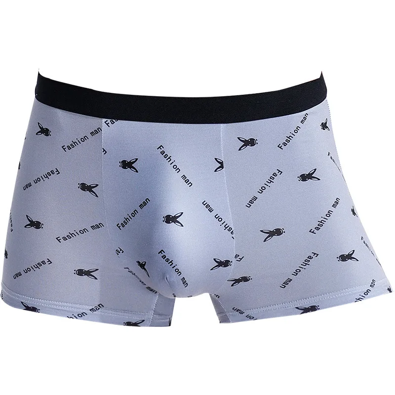 Plain men underwear cotton men boxer brief shorts pack set