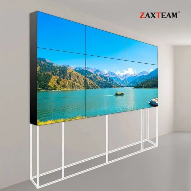 Shopping mall advertising display LCD video wall touch screen display Indoor wall