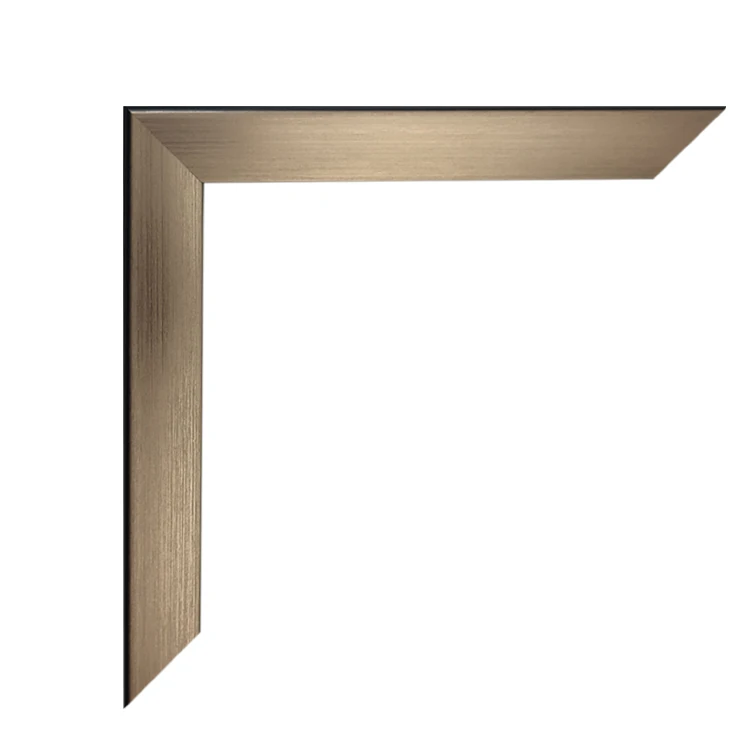 Ruilin new design champaign gold ps photo/picture frame moulding for sale