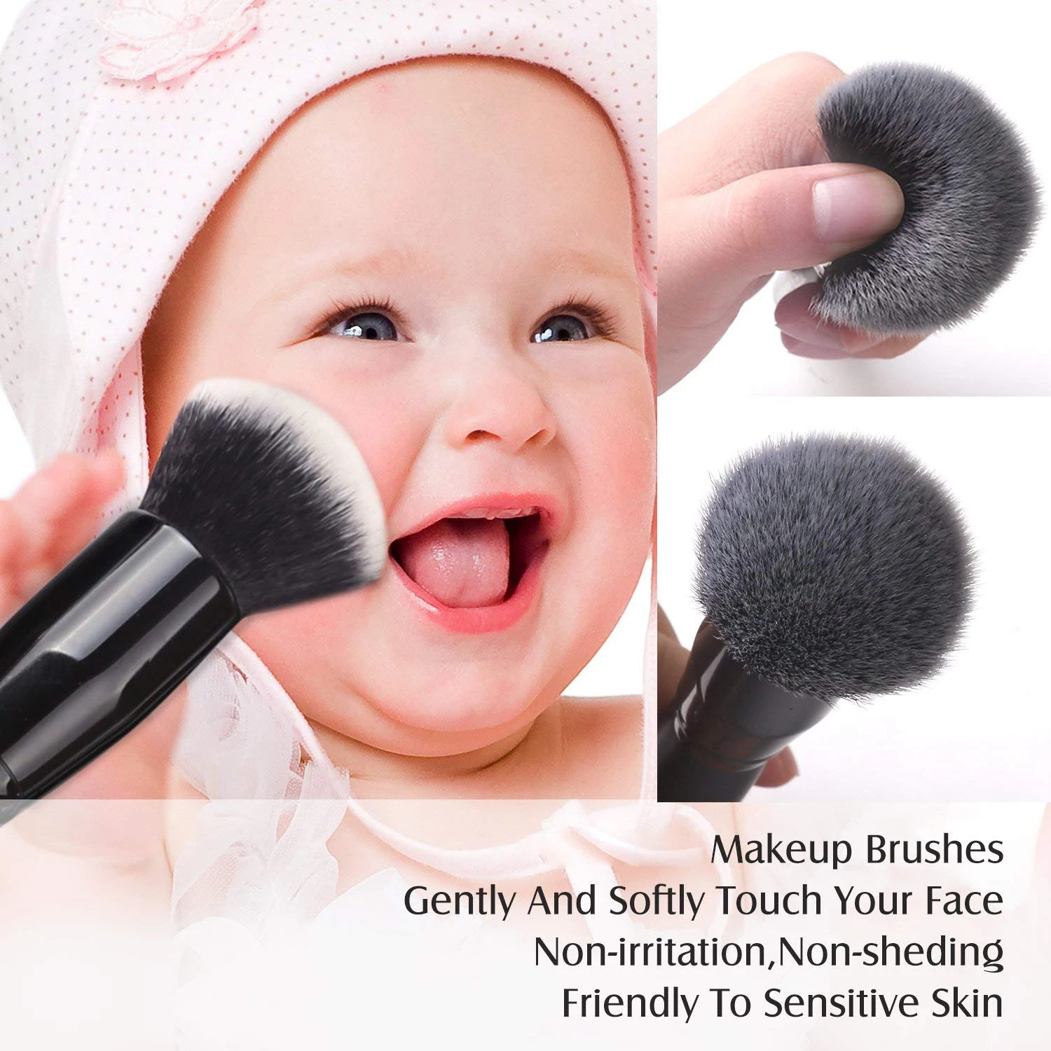 DailyQueen 15 шт. популярные броши para maquillaje de Черная Кисть для макияжа прямая цена с завода частная торговая марка пудра румяна
