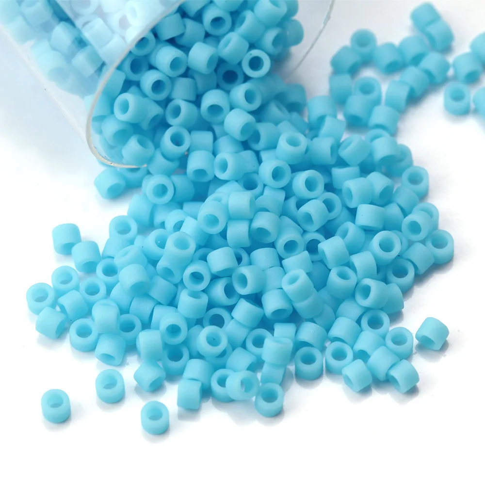 Оптовая продажа, оригинальные 11/0 Бусины из стекла Miyuki Delica, мини-бусины для изготовления ювелирных изделий