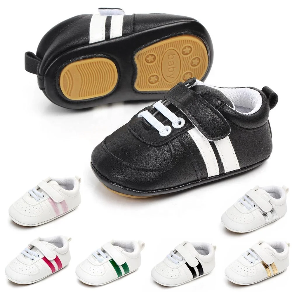 Factory Direct Sales Fashionable Baby Moccasins Non-Slip Small White Shoes Soft Bottom