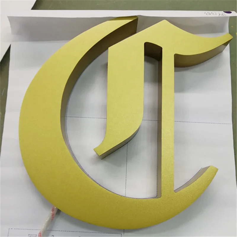 
3D Clear led Acrylic Luminous Letter Face Lit sign for advertising 