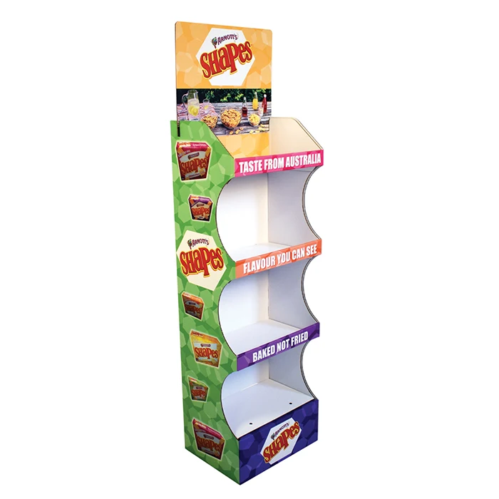 Cheaper Customized Stand For Floor Halloween Candy Cardboard Display