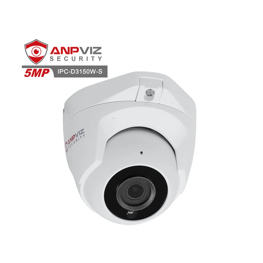 Anpviz 5mp ip camera Turret outdoor/home mini ip camera Built in Audio/Mic cctv camera security Night Vision 120dB WDR IP66