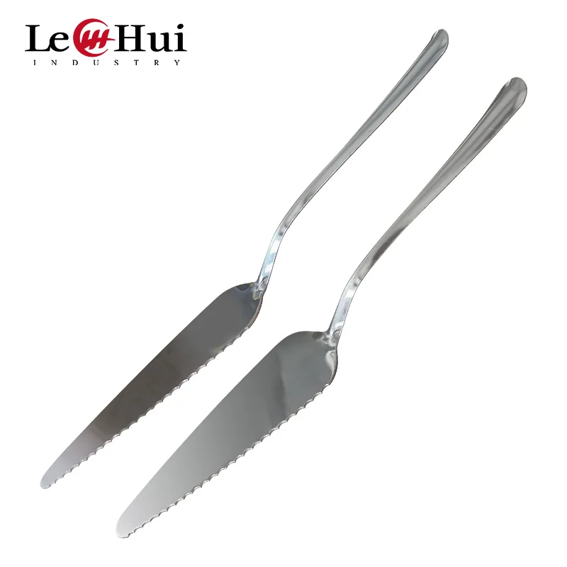 Cake accessories Serrated Edge Cake Cutter Pie Pastry Servers Reusable Cake Knife and Server For Birthday Wedding Parties