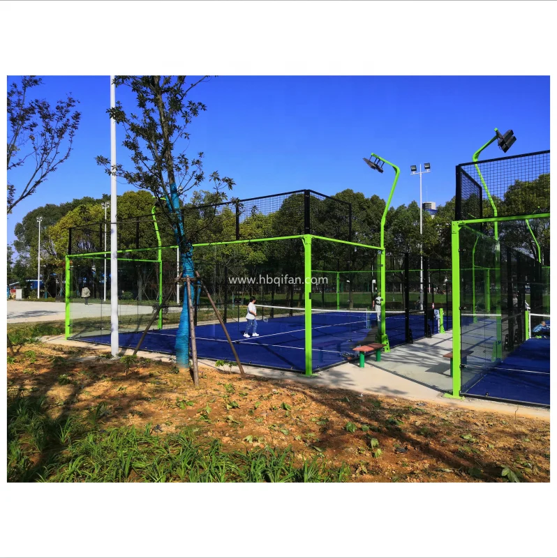
2021 New Design Panoramic Padel tennis Court 