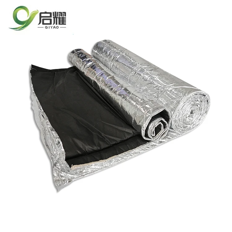 High R Value Lightweight Greenhouse Insulation Polyester Wadding Reflective Foil Thermal Insulation Blankets For Pipe Isolation