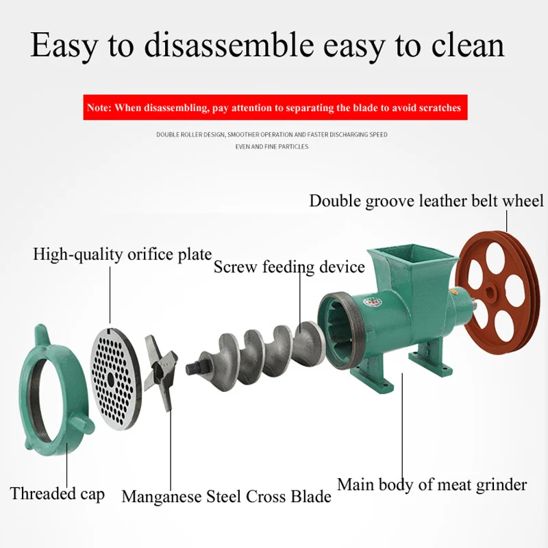 Electric Meat Grinder Broken Bone Machine Grinding Fish Machine Grind Chili Pepper Machine