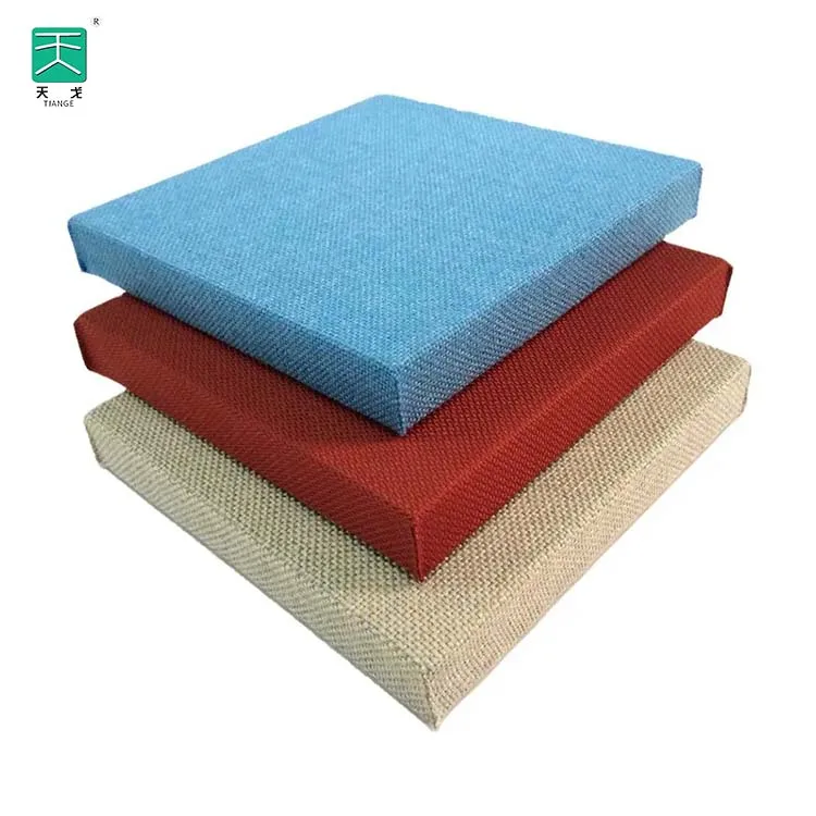 TianGe Home Theater Cinema Noise Absorbing Good Price Black Fabric Polyester Acoustic Board