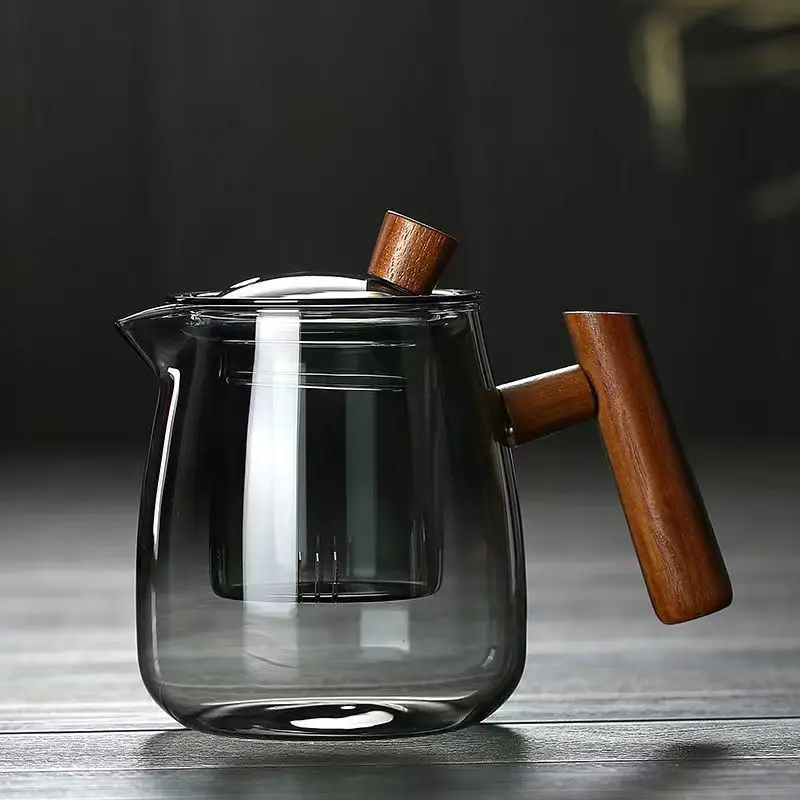 Online top selling Borosilicate Glass Tea pot tea pot set /teapot glass tea set/ new design tea sets with teapot